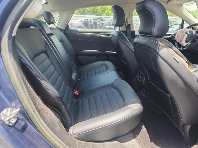 3FA6P0HD6JR200787 - 2018 FORD FUSION SE BLUE photo 10