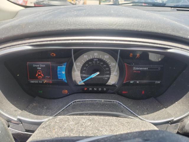 3FA6P0HD6JR200787 - 2018 FORD FUSION SE BLUE photo 9