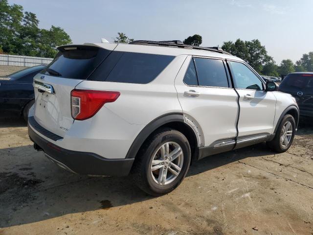 1FMSK8DH1MGB75450 - 2021 FORD EXPLORER XLT 白色 照片 3