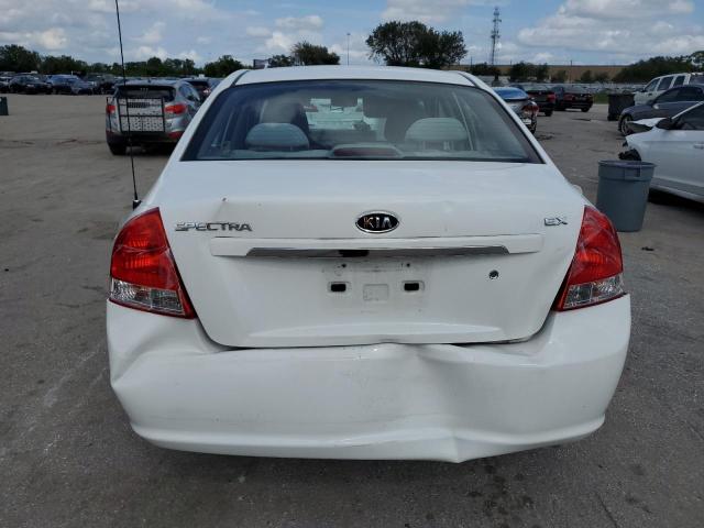 KNAFE222495664188 - 2009 KIA SPECTRA EX WHITE photo 6