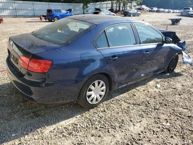 3VW2K7AJ9CM419787 - 2012 VOLKSWAGEN JETTA BASE 蓝色 照片 3