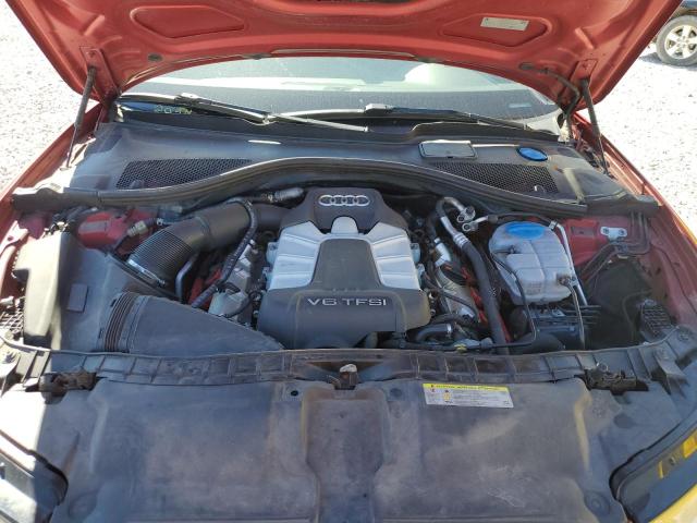 WAUHGAFC8CN133082 - 2012 AUDI A6 PRESTIGE წითელი ფოტო 11