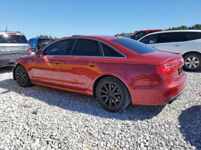 WAUHGAFC8CN133082 - 2012 AUDI A6 PRESTIGE წითელი ფოტო 2