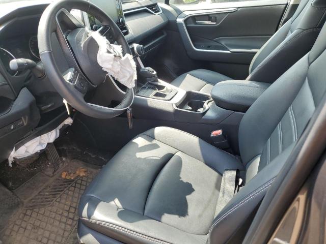 2T3R1RFV6MC227384 - 2021 TOYOTA RAV4 XLE GRAY photo 7