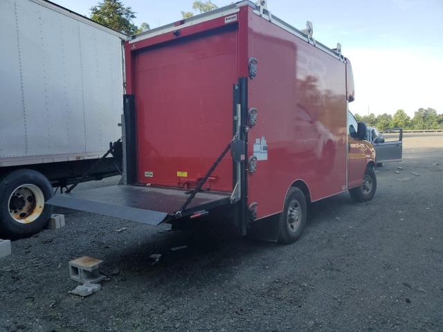 1HA0GRF79MN001009 - 2021 CHEV EXPRESS G3500 წითელი ფოტო 3