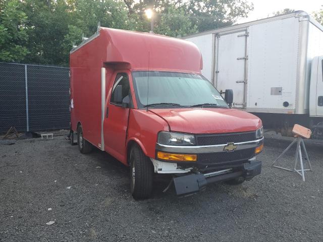 1HA0GRF79MN001009 - 2021 CHEV EXPRESS G3500 წითელი ფოტო 4