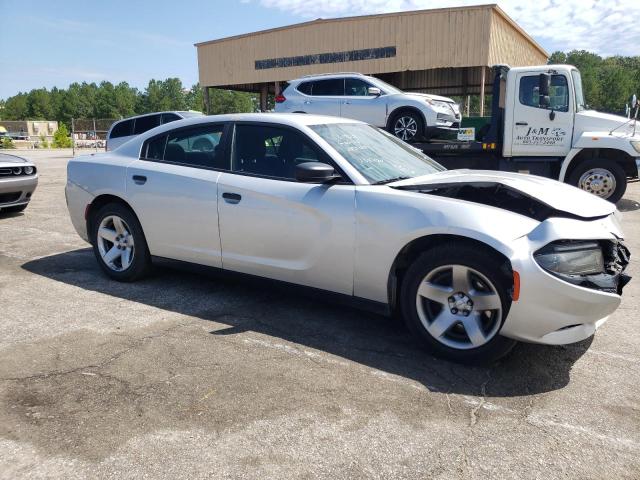 2C3CDXAT1HH628079 - 2017 DODGE CHARGER POLICE SILVER photo 4