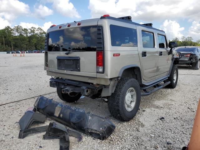 5GRGN23U55H101178 - 2005 HUMMER H2 BEIGE photo 4