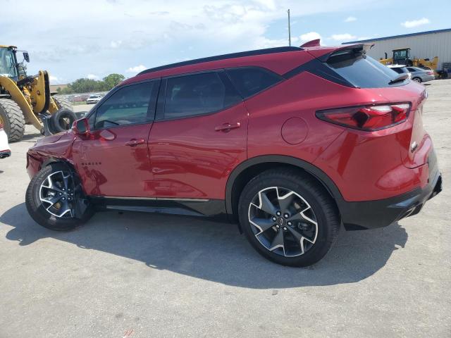 3GNKBERS5KS591109 - 2019 CHEVROLET BLAZER RS RED photo 2