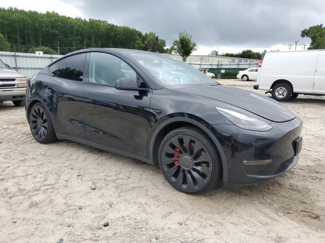 7SAYGDEF9NF453712 - 2022 TESLA MODEL Y 黑色 照片 4
