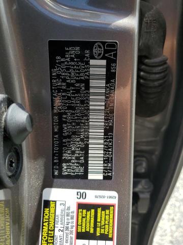 2T1BURHE5JC123303 - 2018 TOYOTA COROLLA L ნაცრისფერი ფოტო 12