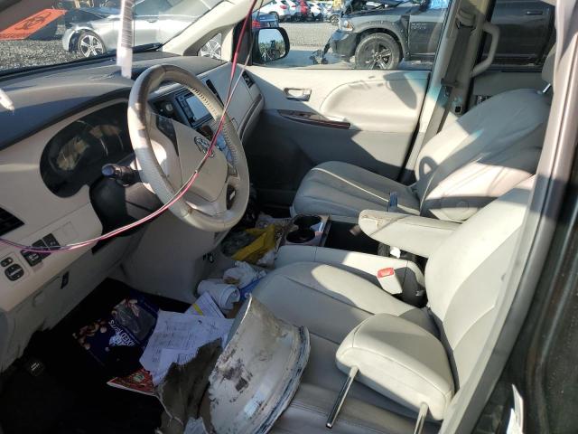 5TDYK3DC9DS387198 - 2013 TOYOTA SIENNA XLE BLACK photo 7