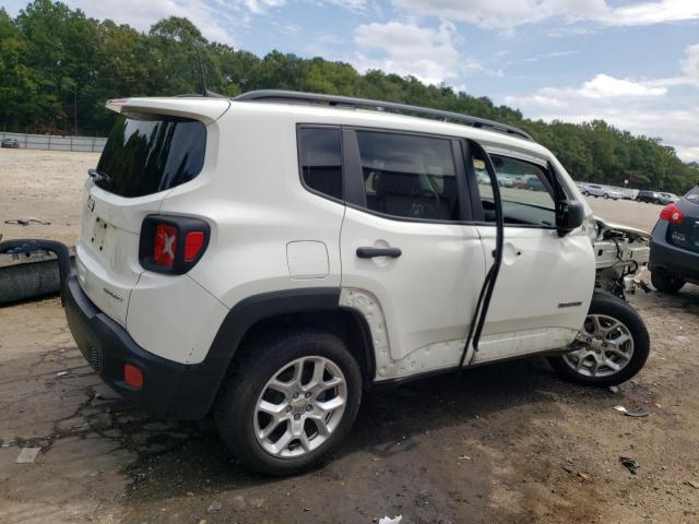 ZACCJBAB0JPJ42525 - 2018 JEEP RENEGADE SPORT WHITE photo 3