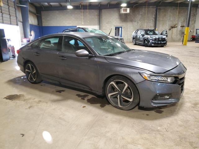 1HGCV1F35JA149975 - 2018 HONDA ACCORD SPORT GRAY photo 4