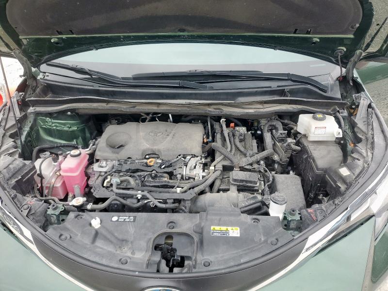 5TDYRKEC5MS069521 - 2021 TOYOTA SIENNA XLE GREEN photo 12