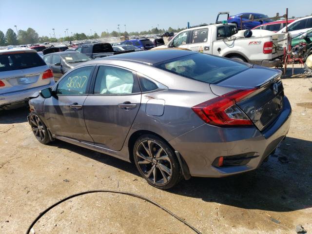 2HGFC2F80MH556628 - 2021 HONDA CIVIC SPORT CHARCOAL photo 2