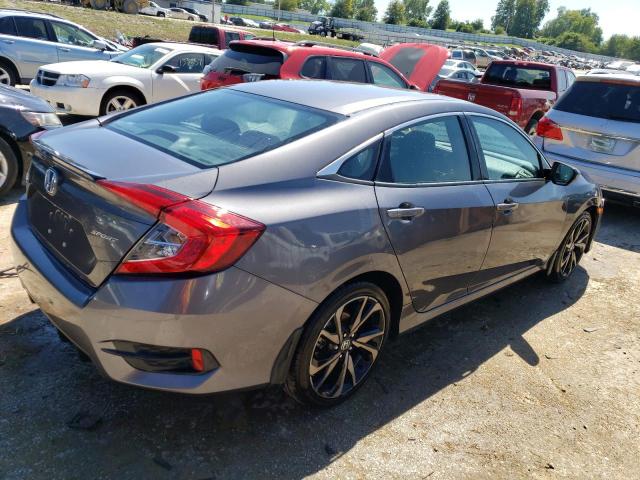 2HGFC2F80MH556628 - 2021 HONDA CIVIC SPORT CHARCOAL photo 3