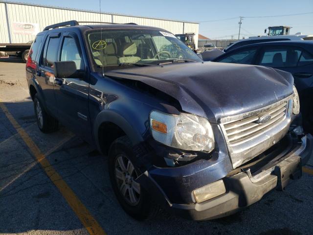 1FMEU63E17UA53602 - 2007 FORD EXPLORER XLT BLUE photo 1