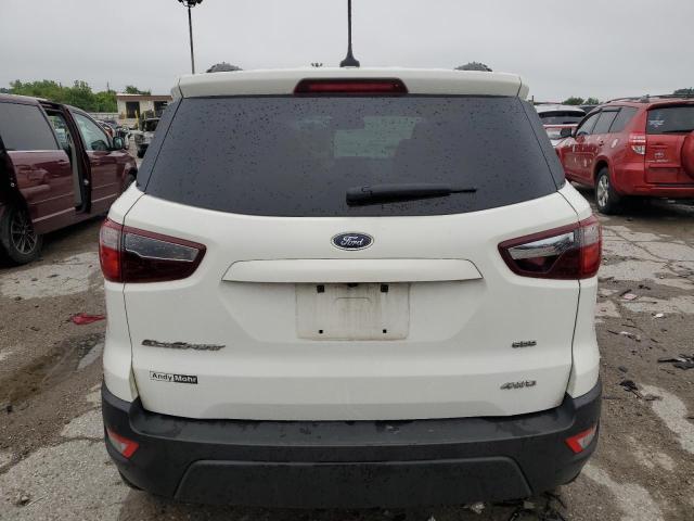 MAJ6P1CL2JC174661 - 2018 FORD ECOSPORT SES WHITE photo 6