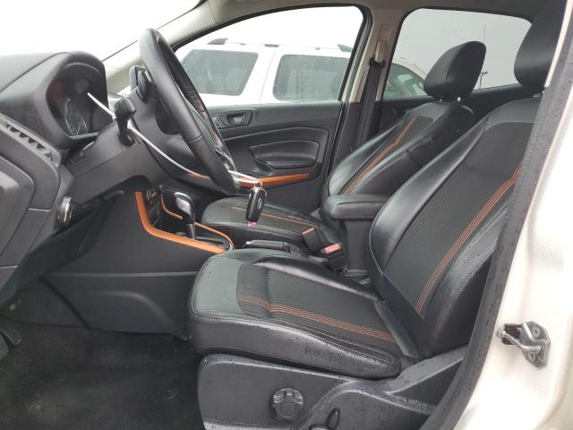 MAJ6P1CL2JC174661 - 2018 FORD ECOSPORT SES WHITE photo 7