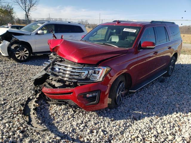 1FMJK1JT9KEA26708 - 2019 FORD EXPEDITION MAX XLT RED photo 2