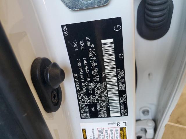 JTEEU5JR4R5316792 - 2024 TOYOTA 4RUNNER SR5 WHITE photo 12