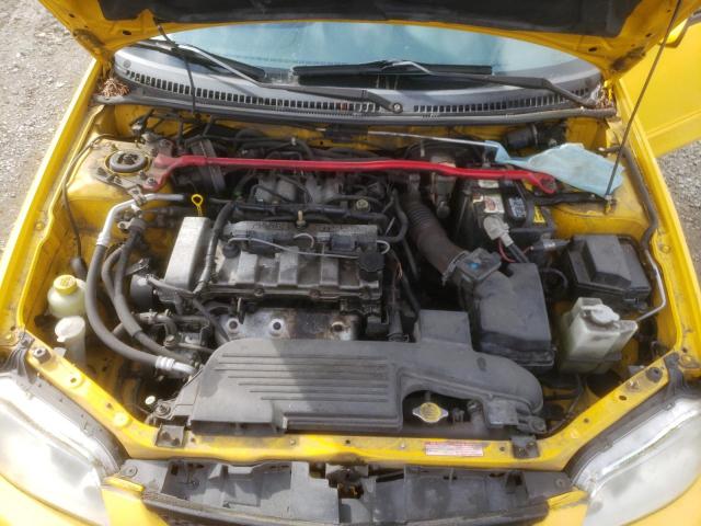 JM1BJ245021524592 - 2002 MAZDA PROTEGE PR5 YELLOW photo 11