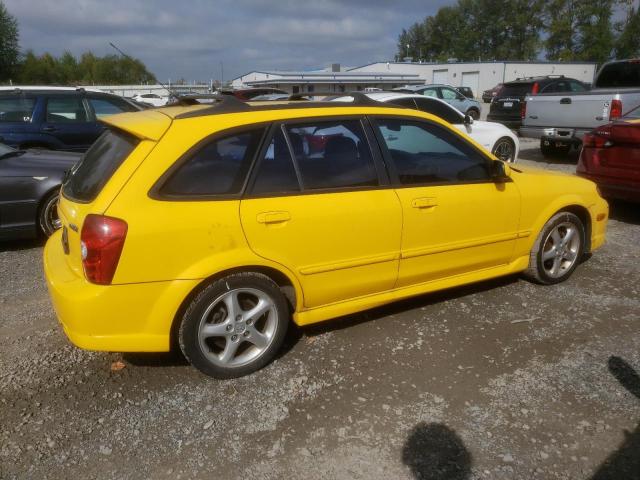 JM1BJ245021524592 - 2002 MAZDA PROTEGE PR5 YELLOW photo 3