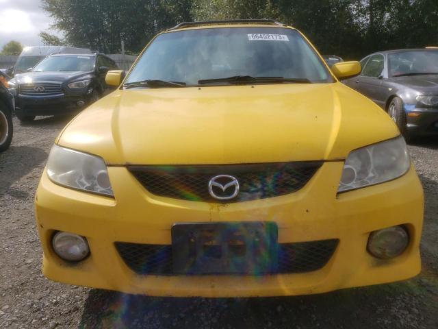 JM1BJ245021524592 - 2002 MAZDA PROTEGE PR5 黄色 照片 5