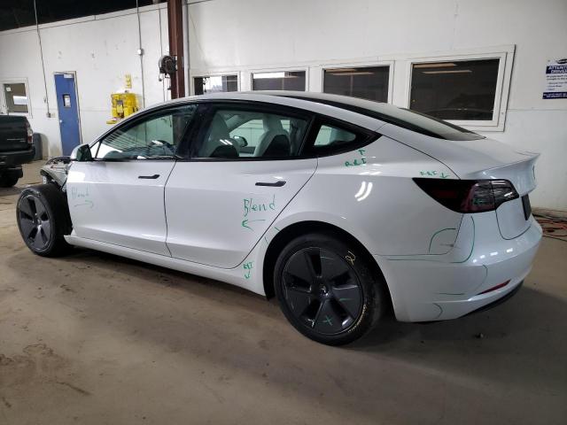 5YJ3E1EA5PF570223 - 2023 TESLA MODEL 3 WHITE photo 2