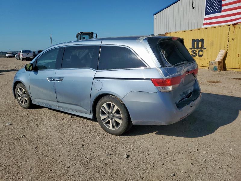 5FNRL5H90EB131680 - 2014 HONDA ODYSSEY TOURING GRAY photo 2