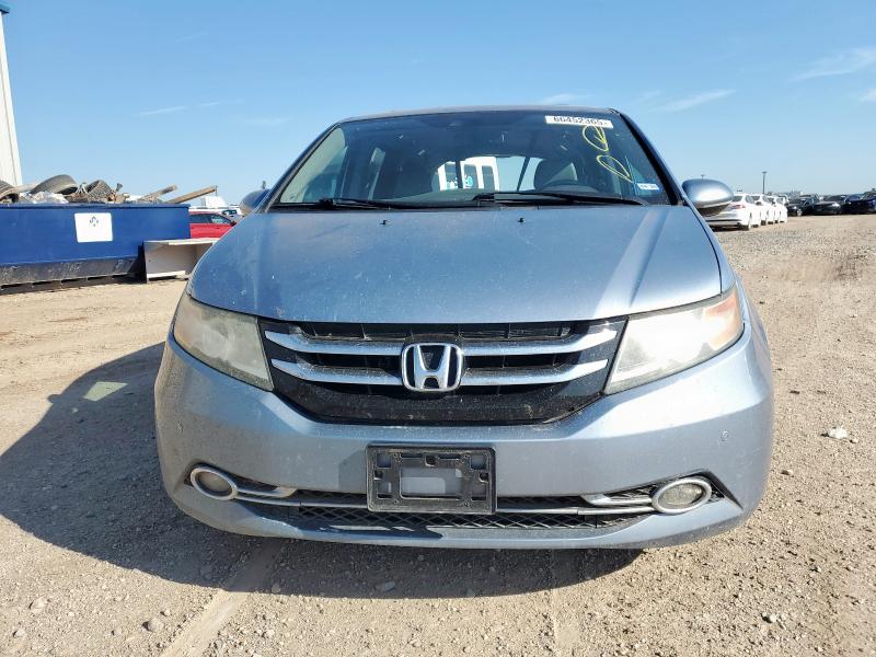 5FNRL5H90EB131680 - 2014 HONDA ODYSSEY TOURING GRAY photo 5