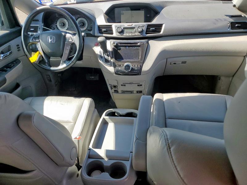 5FNRL5H90EB131680 - 2014 HONDA ODYSSEY TOURING GRAY photo 8