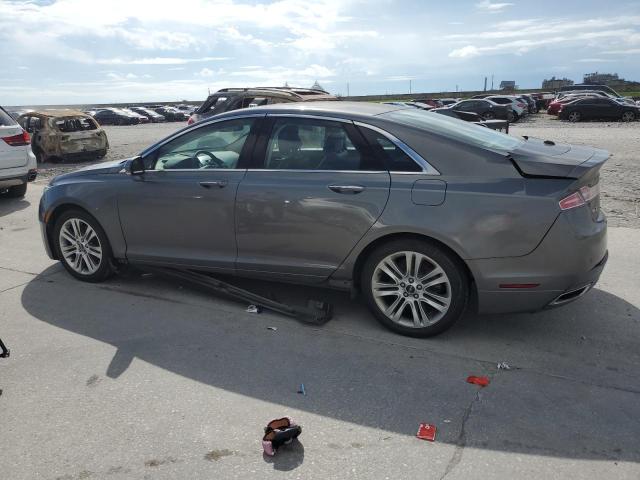 3LN6L2LU4ER805532 - 2014 LINCOLN MKZ HYBRID CHARCOAL photo 2