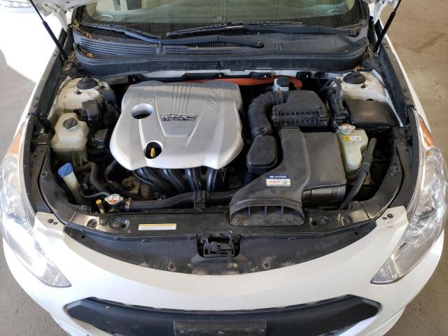 KMHEC4A43CA023997 - 2012 HYUNDAI SONATA HYBRID WHITE photo 11