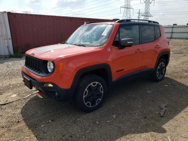 ZACCJBCT3GPE12543 - 2016 JEEP RENEGADE TRAILHAWK ORANGE photo 1