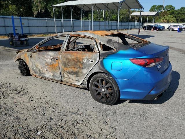 5NPE34ABXJH640242 - 2018 HYUNDAI SONATA SPORT Mavi fotoğraf 2