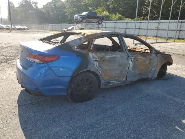 5NPE34ABXJH640242 - 2018 HYUNDAI SONATA SPORT Mavi fotoğraf 3