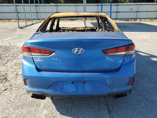 5NPE34ABXJH640242 - 2018 HYUNDAI SONATA SPORT Mavi fotoğraf 6