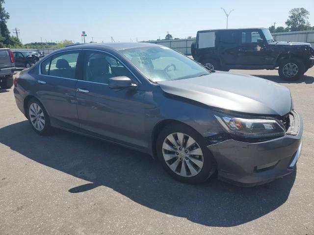 1HGCR2F85FA221853 - 2015 HONDA ACCORD EXL GRAY photo 4