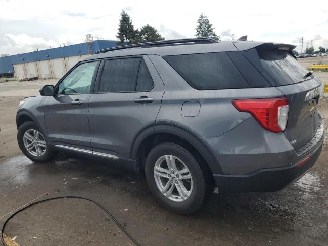 1FMSK8DH8NGA24865 - 2022 FORD EXPLORER XLT رمادي صورة 2