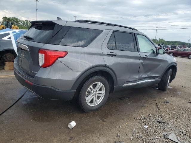 1FMSK8DH8NGA24865 - 2022 FORD EXPLORER XLT رمادي صورة 3