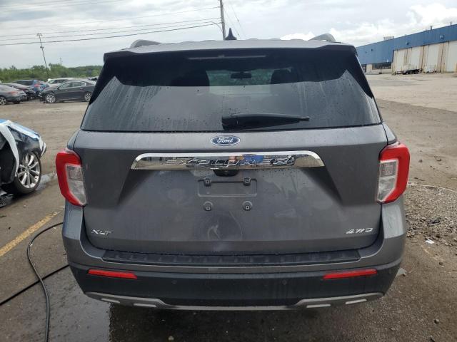 1FMSK8DH8NGA24865 - 2022 FORD EXPLORER XLT رمادي صورة 6