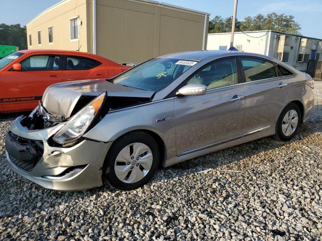 KMHEC4A46DA098436 - 2013 HYUNDAI SONATA HYBRID SILVER photo 1