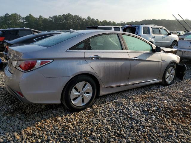 KMHEC4A46DA098436 - 2013 HYUNDAI SONATA HYBRID SILVER photo 3