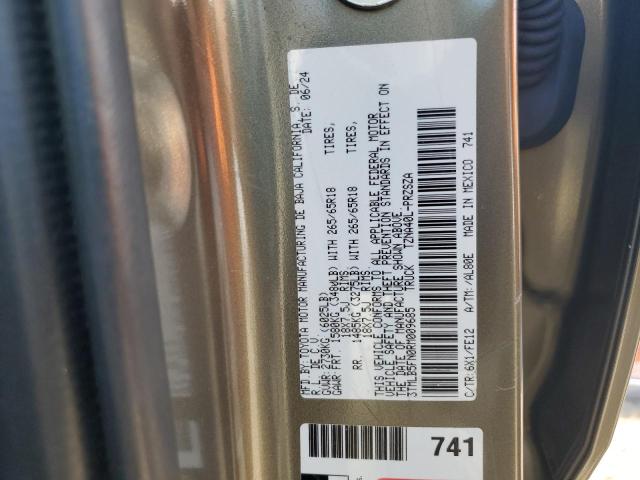 3TMLB5FN0RM009685 - 2024 TOYOTA TACOMA DOUBLE CAB Շագանակագույն լուսանկար 12