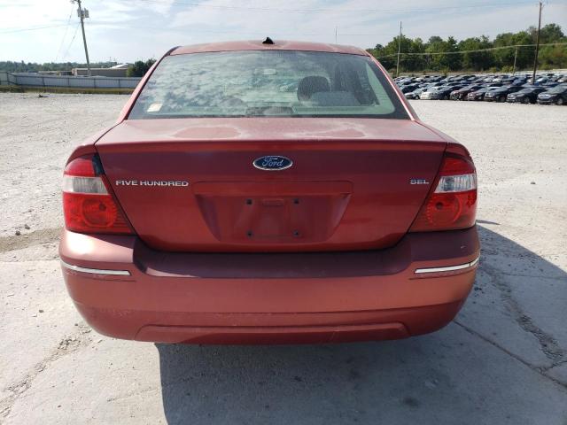 1FAFP24147G119052 - 2007 FORD FIVE HUNDR SEL RED photo 6