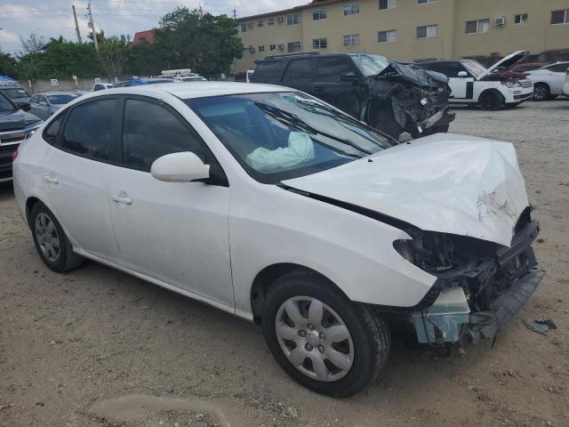 KMHDU46D77U047449 - 2007 HYUNDAI ELANTRA GLS WHITE photo 4