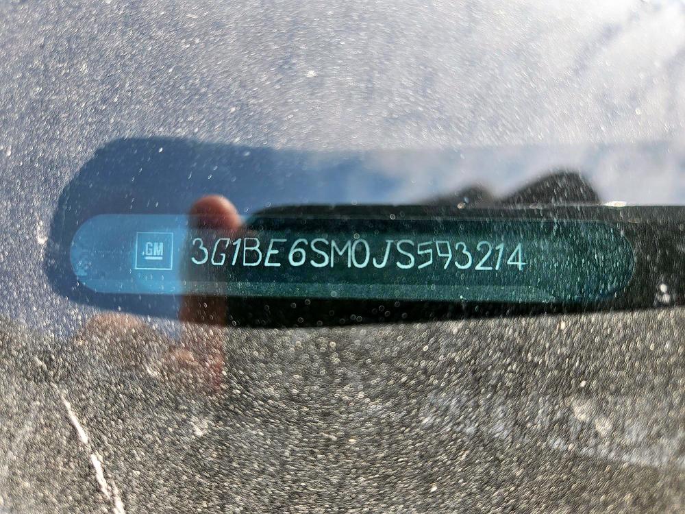 3G1BE6SM0JS593214 - 2018 CHEVROLET CRUZE LT Червоний фото 12