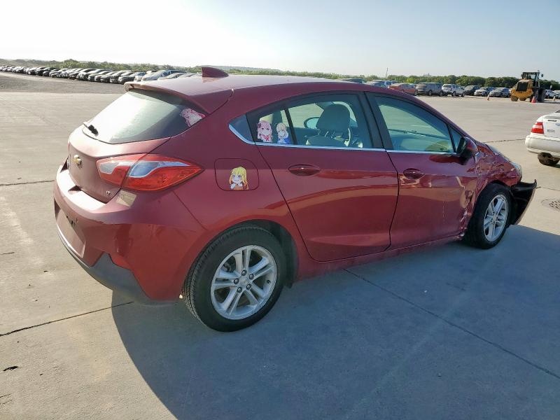 3G1BE6SM0JS593214 - 2018 CHEVROLET CRUZE LT Червоний фото 3